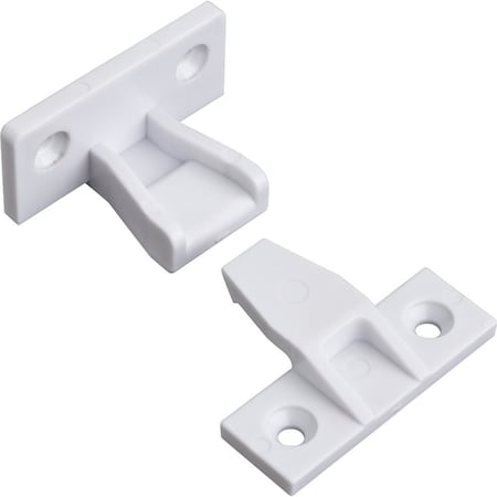 Hardware Resources White Plastic Push Fit Panel Connector for False Fronts 200-K1